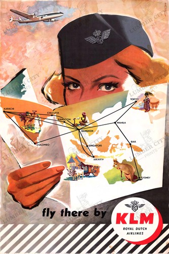 1954 klm royal dutch airlines - royal,